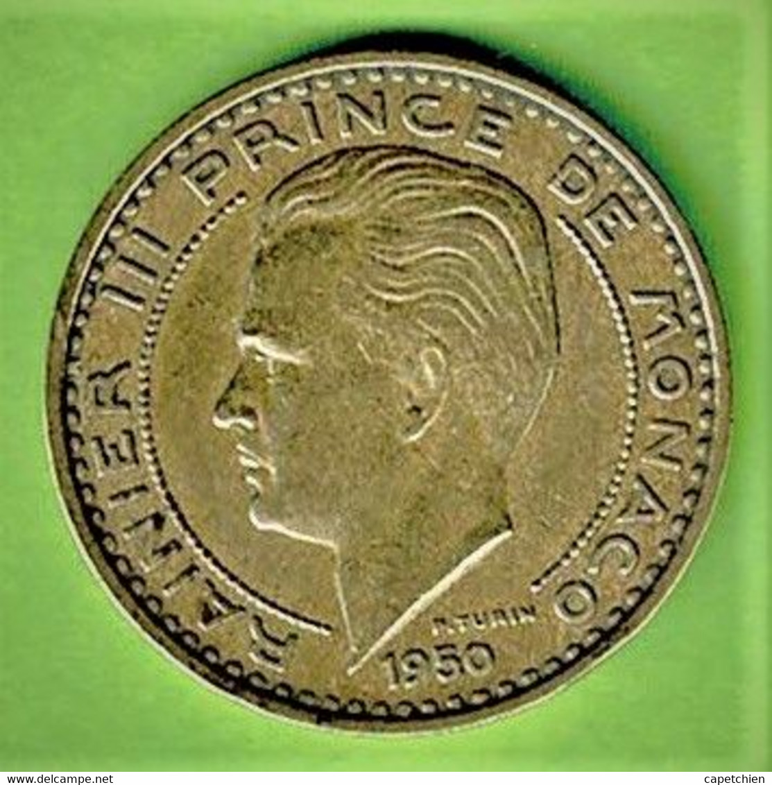 RAINIER III / 50 FRANCS / 1950 / TTB+1 - 1949-1956 Francos Antiguos