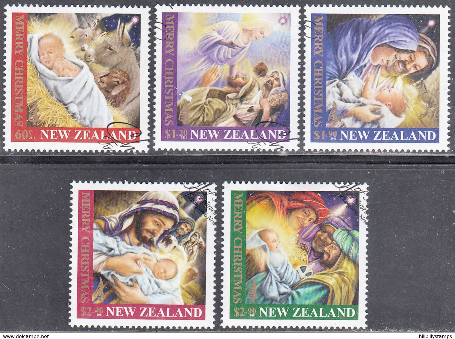 NEW ZEALAND     SCOTT NO  2379-83   USED   YEAR  2011 - Gebraucht