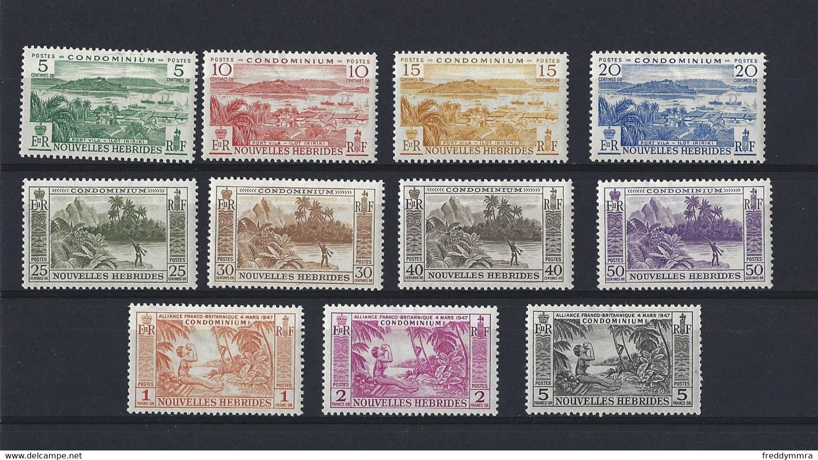 Nouvelles-Hébrides: 175/ 185 ** - Unused Stamps