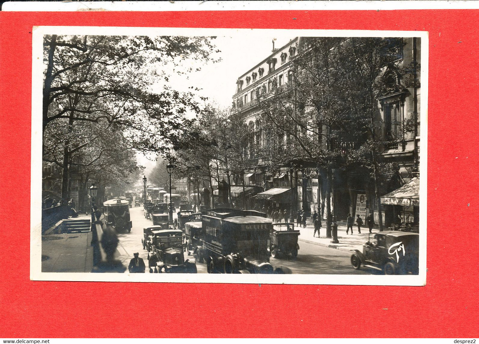 75 PARIS Cpa Animée Les Boulevards52 Edit Lecomte - Non Classés