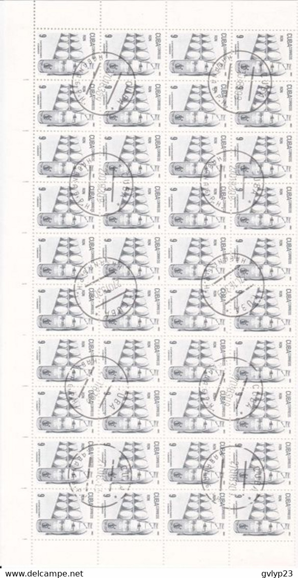 EXPORTATIONS OBLITéRéS FEUILLES DE 80 TIMBRES  N° 2338+2341+2343+2345 YVERT ET TELLIER 1982 - Collections, Lots & Series