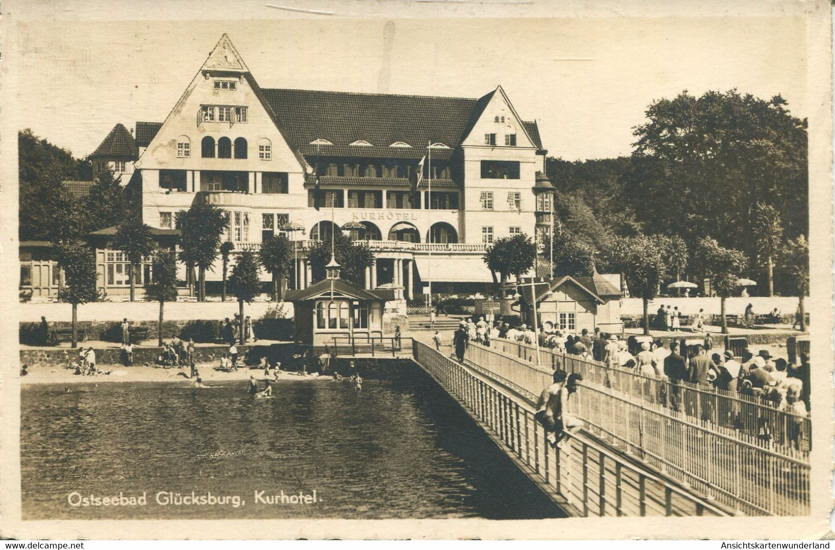 010940  Ostseebad Glücksburg - Kurhotel - Gluecksburg