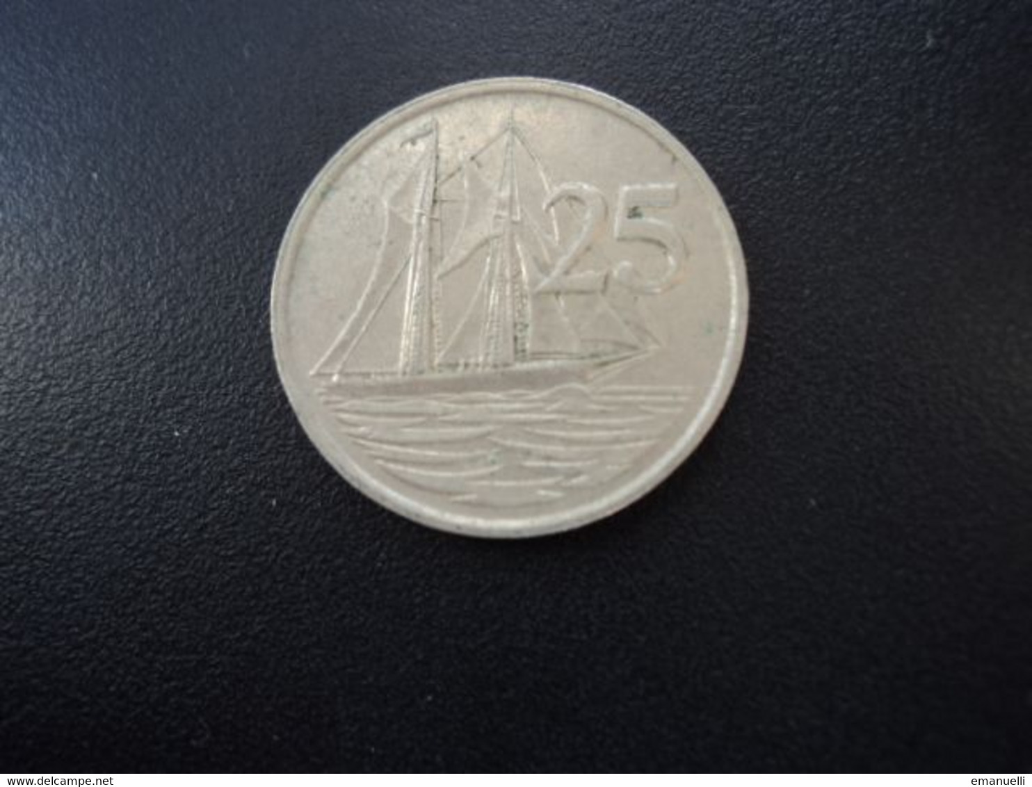 ÎLES CAÏMANS : 25 CENTS   1987    KM 90     SUP 55 - Cayman Islands