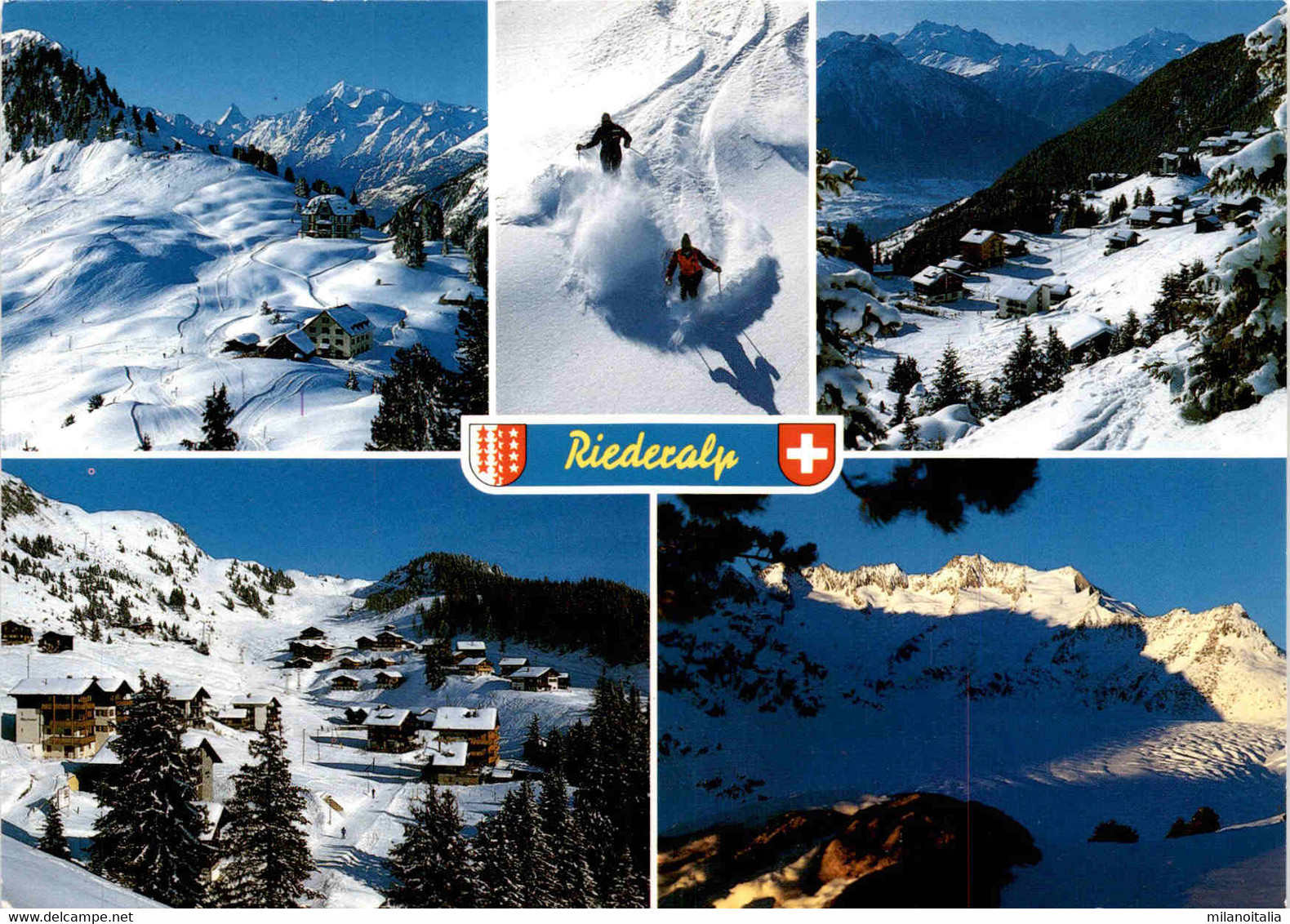 Riederalp - 5 Bilder (44860) * 21. 3. 1991 - Riederalp