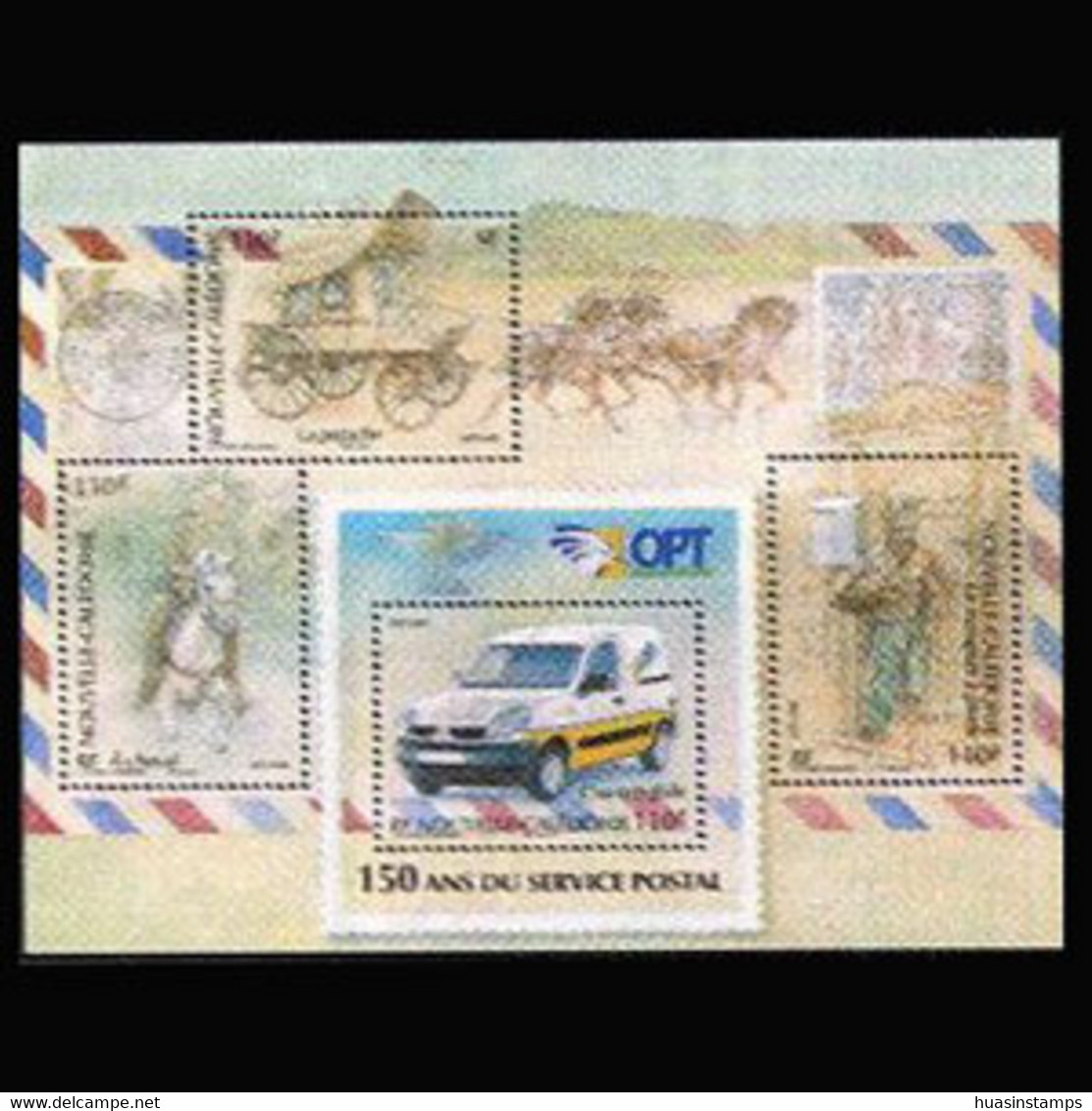 NEW CALEDONIA 2009 - Scott# 1078 S/S Postal Service MNH - Sonstige & Ohne Zuordnung