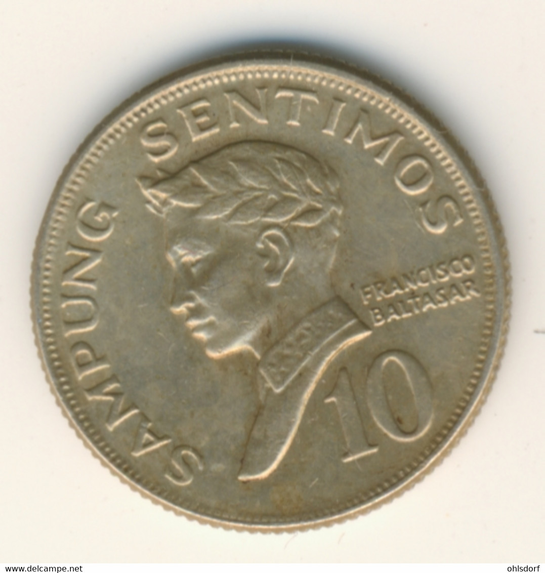 PHILIPPINES 1974: 10 Sentimos, KM 198 - Philippines