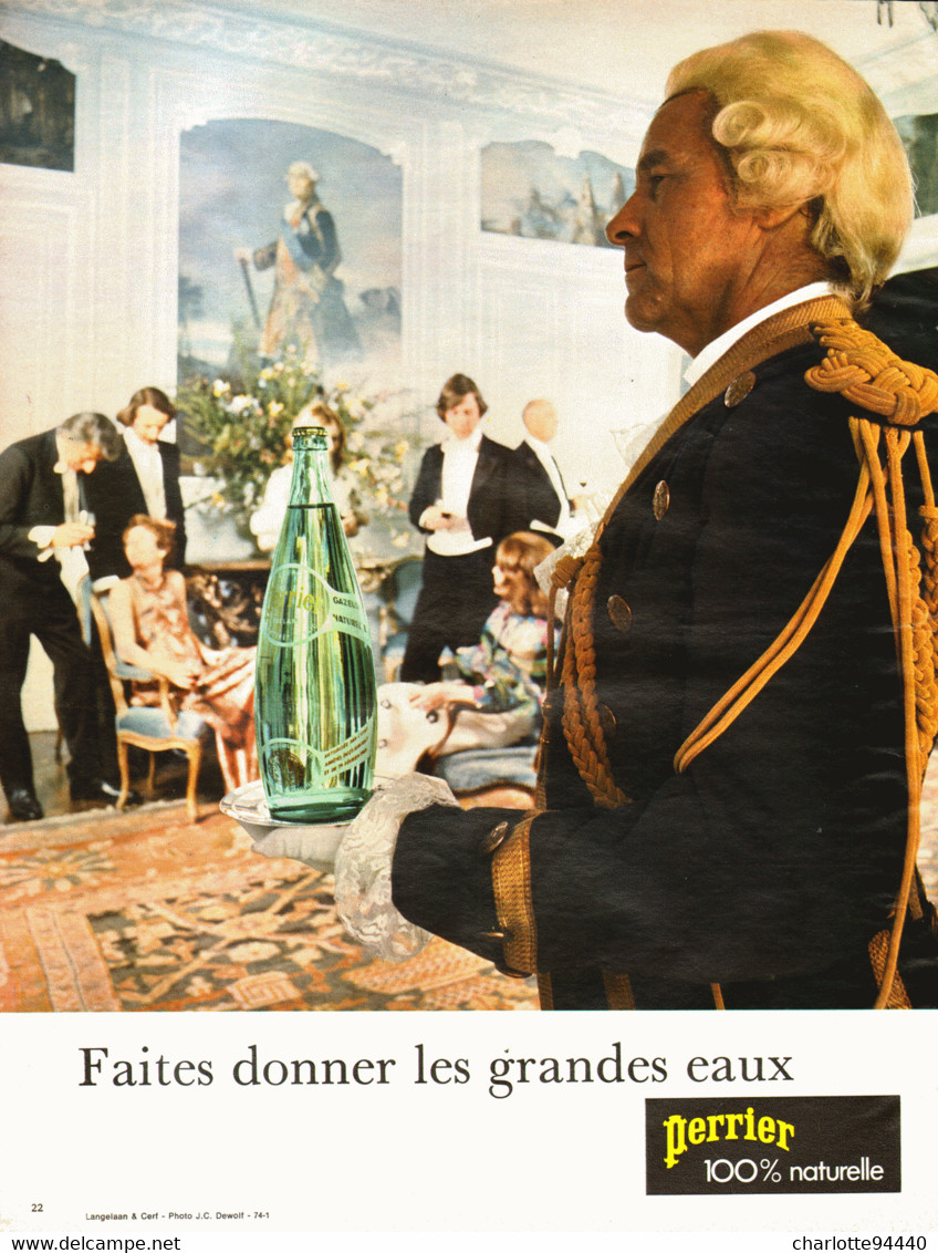 PUB  " PERRIER  "    1973  ( 26 ) - Perrier