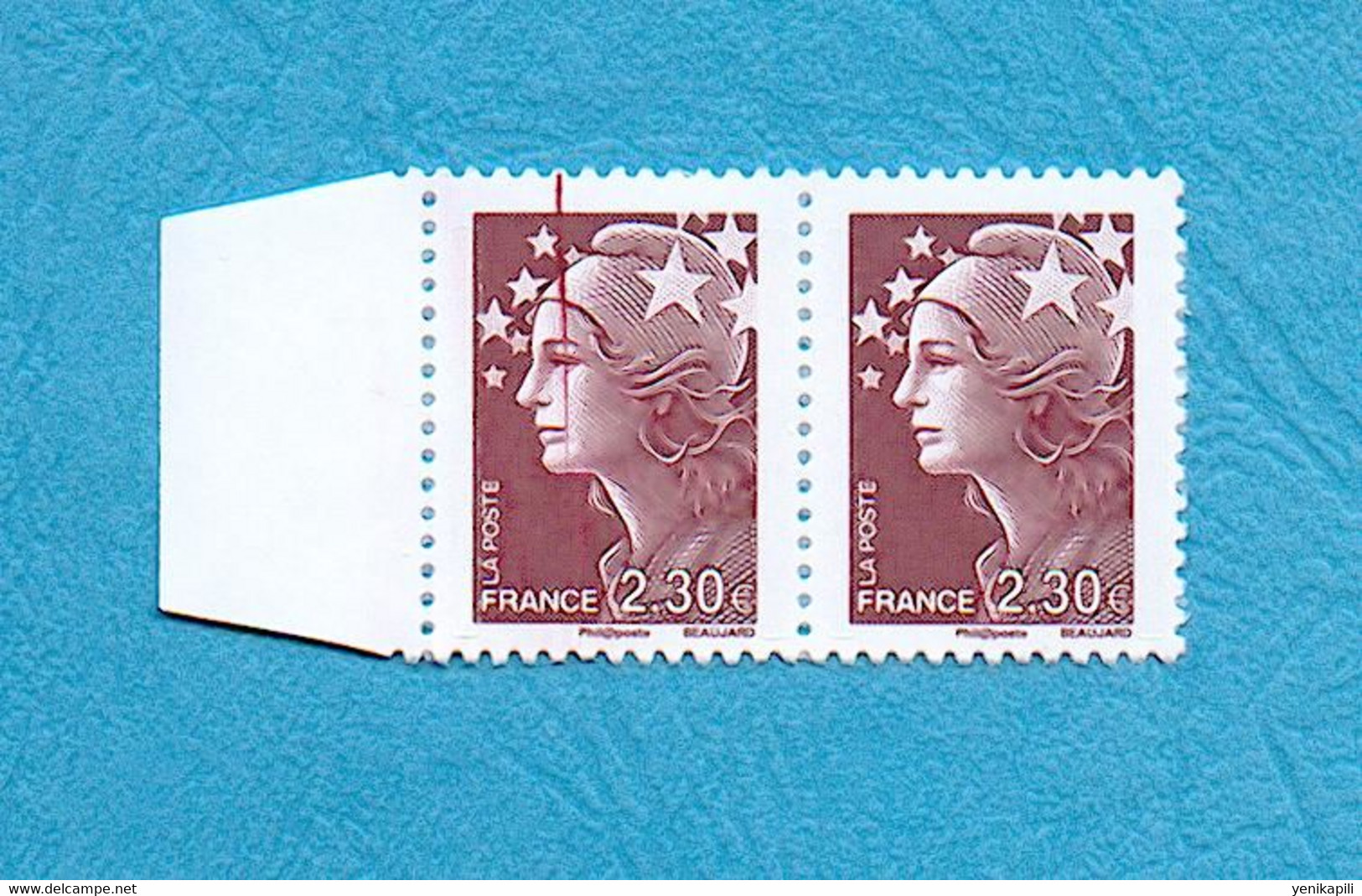 ( 13 ) - MARIANNE De BEAUJARD 2,30 € - ( Grande Griffe Sur Le Visage + Avec Bord ) - Voir Scan - - Unused Stamps