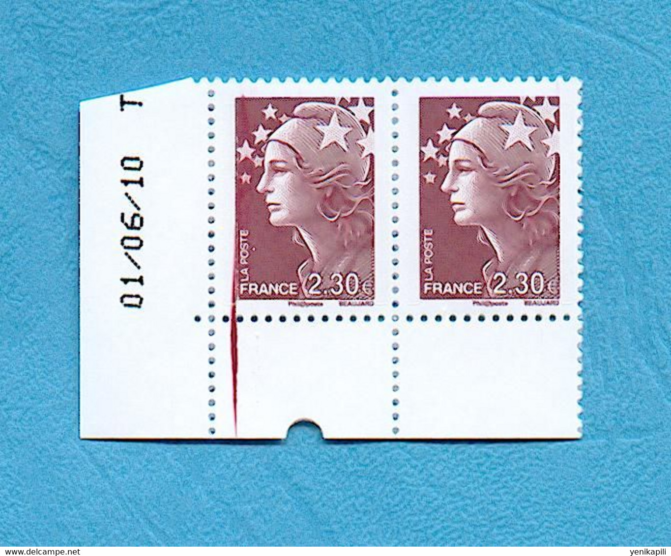 ( 15 ) - MARIANNE De BEAUJARD 2,30 € - ( Grande Griffe + Avec Bord  ) - Voir Scan - - Unused Stamps