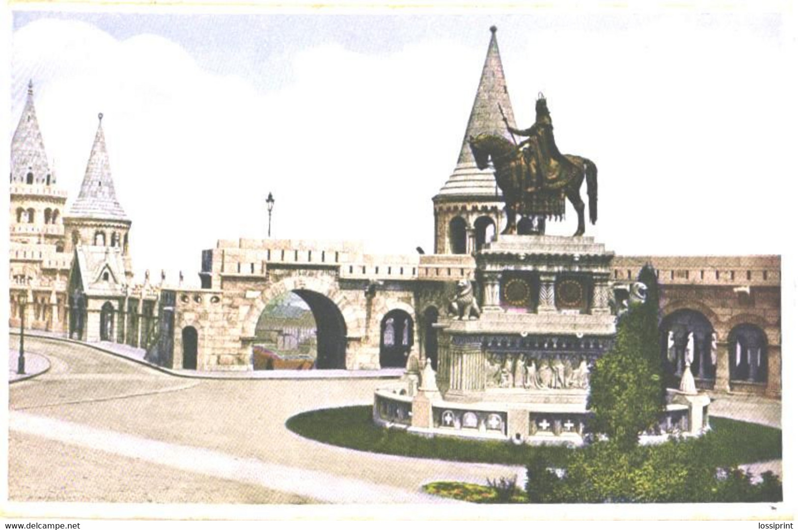 Hungary:Budapest, St. Stefan Monument, Pre 1940 - Monuments