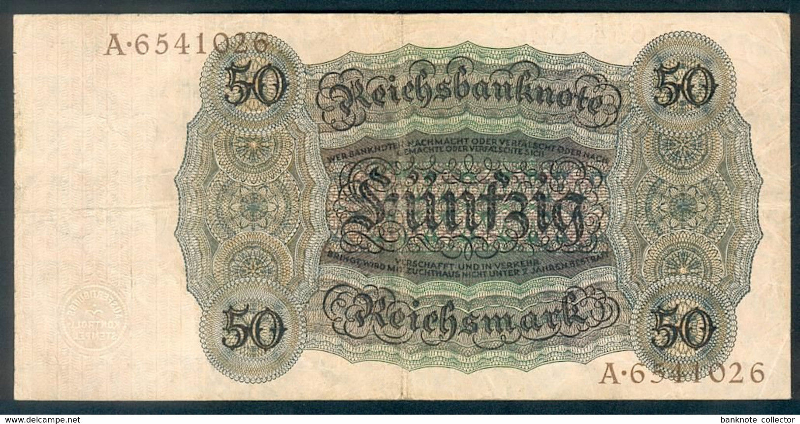 Deutschland, Germany - 50 Mark, Reichsbanknote, Ro. 170 A ,  ( Serie D/A  ) 1924 ! - 50 Reichsmark