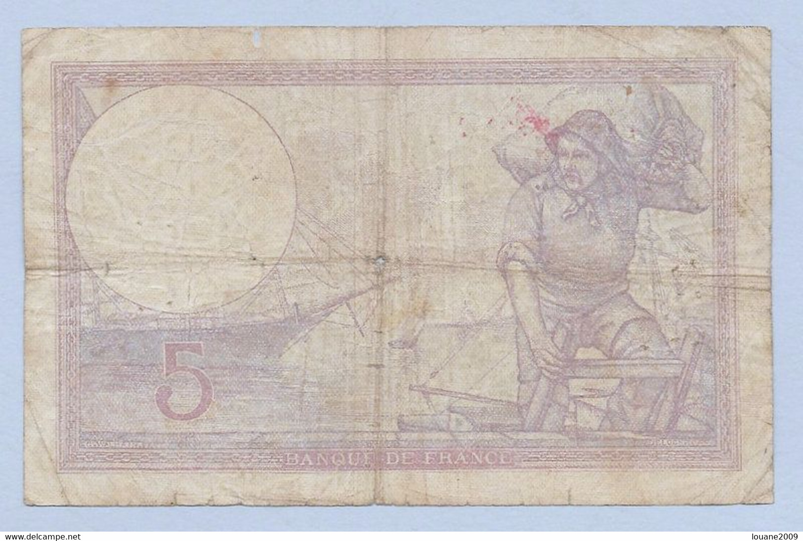 France - 5 Francs Violet  29-12-1932 1 Billet - 5 F 1917-1940 ''Violet''