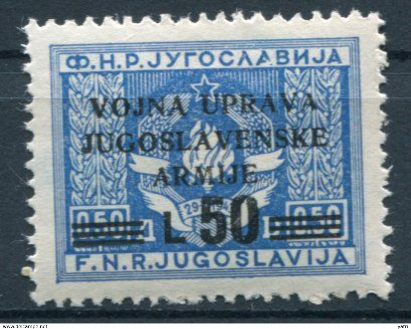 Litorale Sloveno - 50 Lire Sass. 76 ** - Occ. Yougoslave: Littoral Slovène