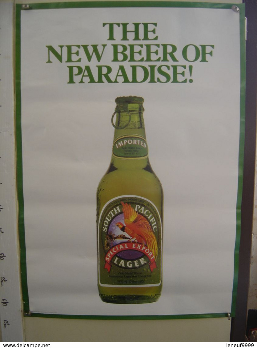 Affiche BIERE PARADISE Bier Cerveza Beer Birra Beier 啤酒 Piwo PAPOUASIE NEW GUINEA - Posters