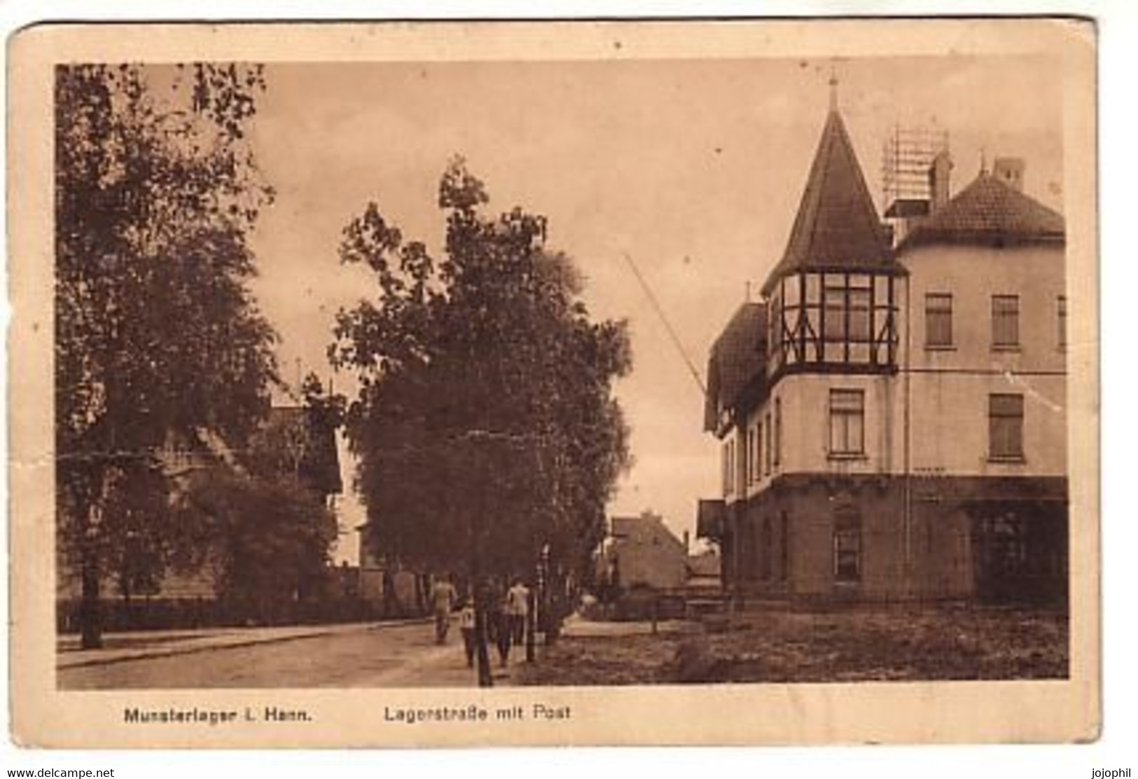 Munsterlager I. Hann Lagerstrasse Mit Post - Soltau - Prisonnier De Guerre Pour Crosmenil Briouze Orne - Militaria - Munster