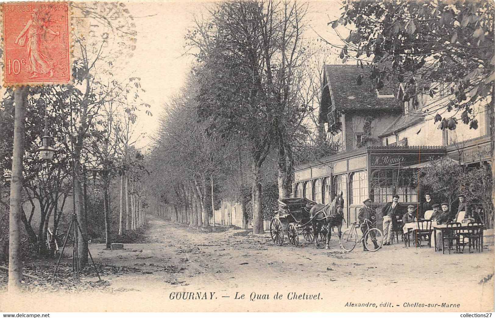 93-GOURNAY- LE QUAI DE CHETIVET - Gournay Sur Marne