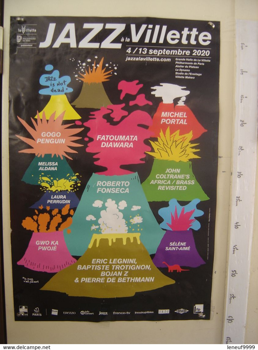 Affiche JAZZ A LA VILLETTE 2020 - Plakate & Poster