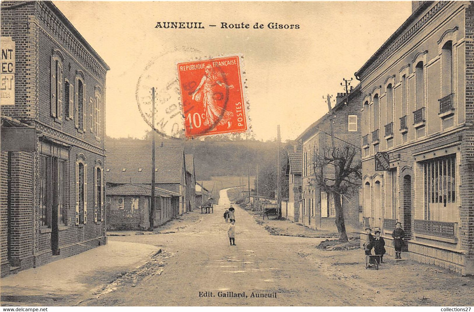 60-AUNEUIL- ROUTE DE GISORS - Auneuil