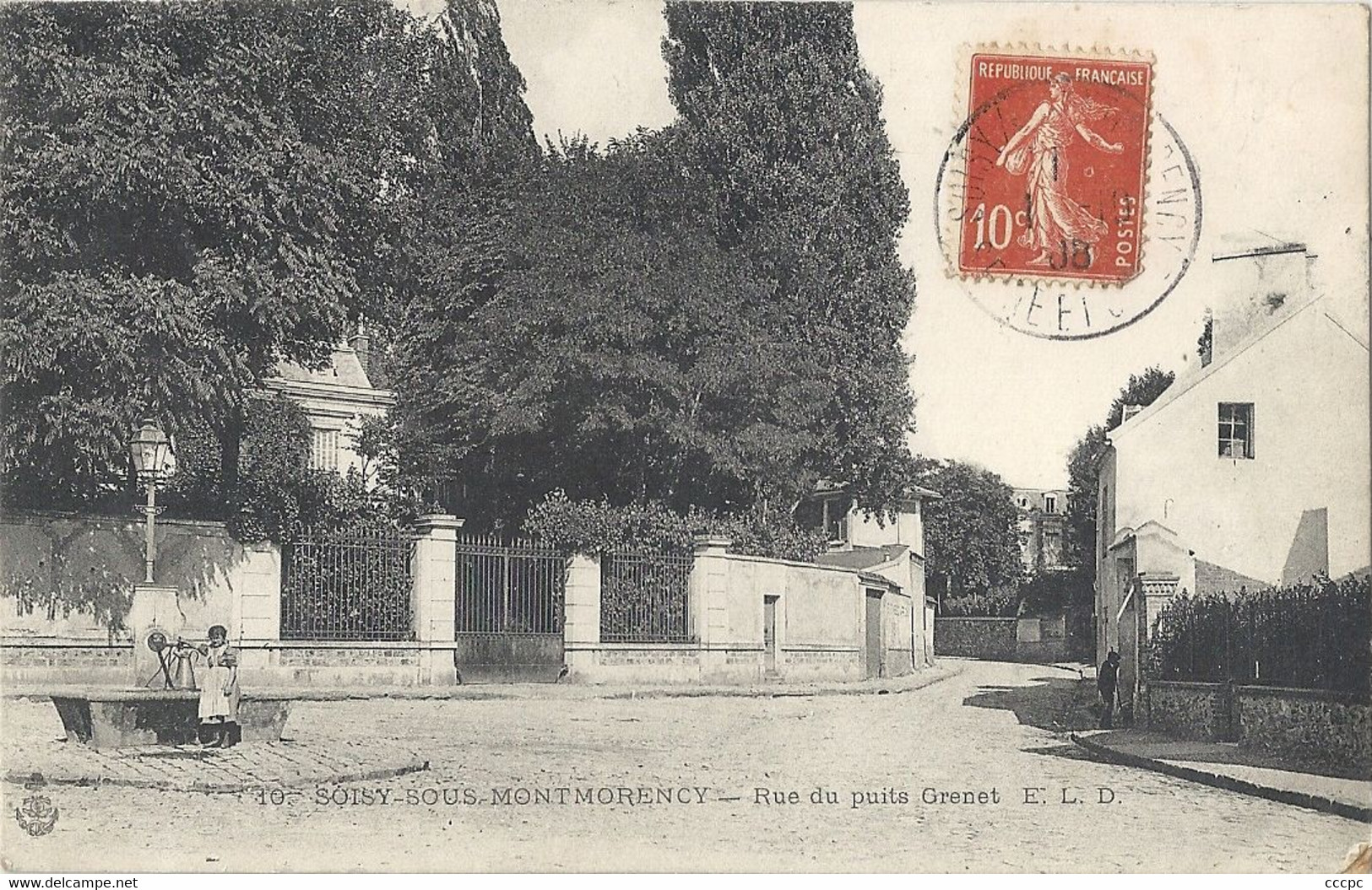 CPA Soisy-sous-Montmorency Rue Du Puits Grenet - Soisy-sous-Montmorency