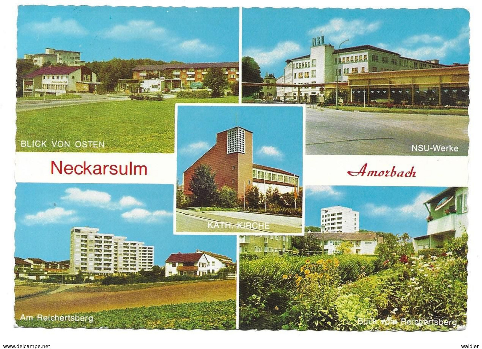 7107  NECKARSULM  AMORBACH  1978 - Bad Friedrichshall