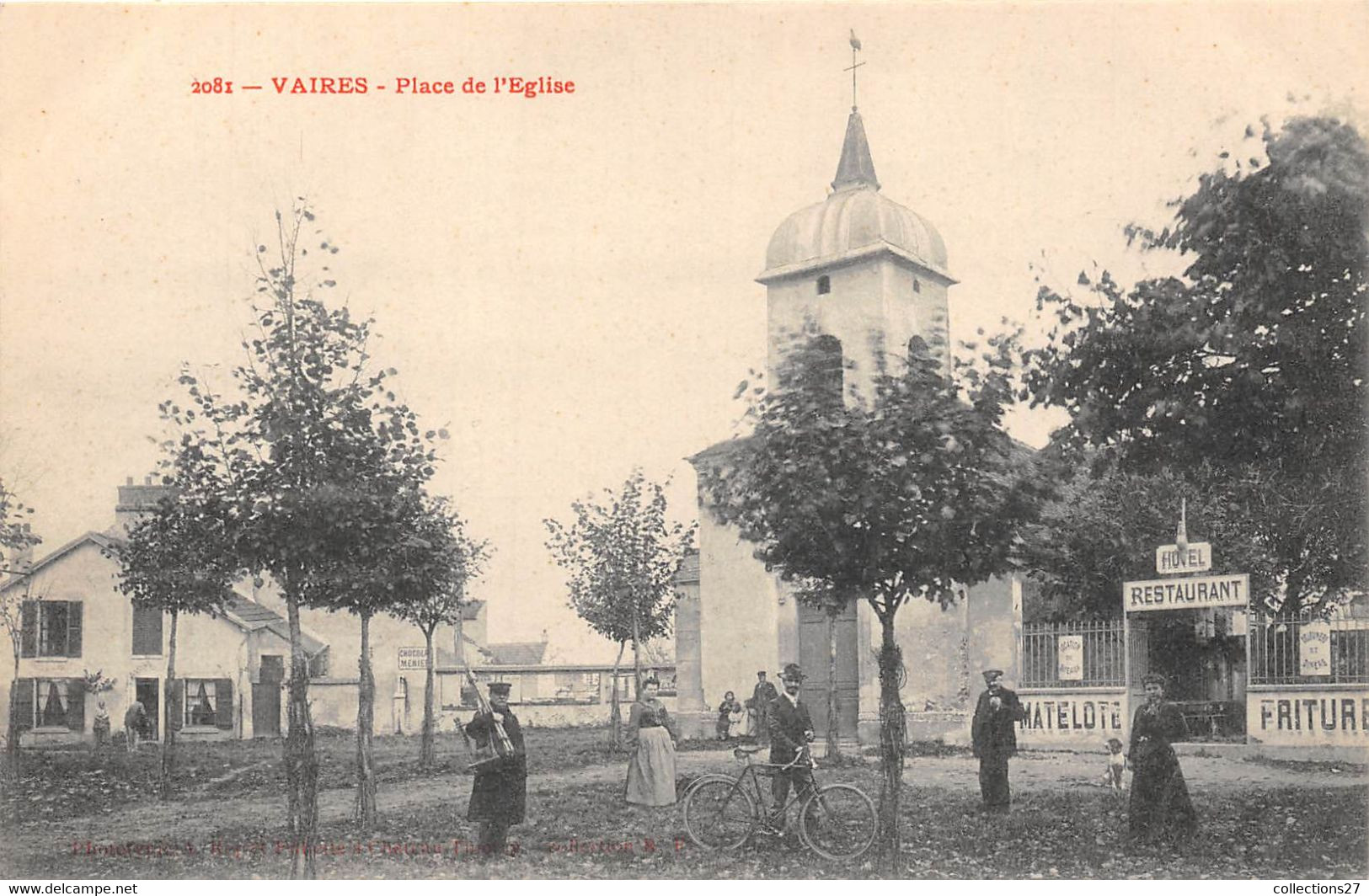 77-VAIRES- PLACE DE L'EGLISE - Vaires Sur Marne