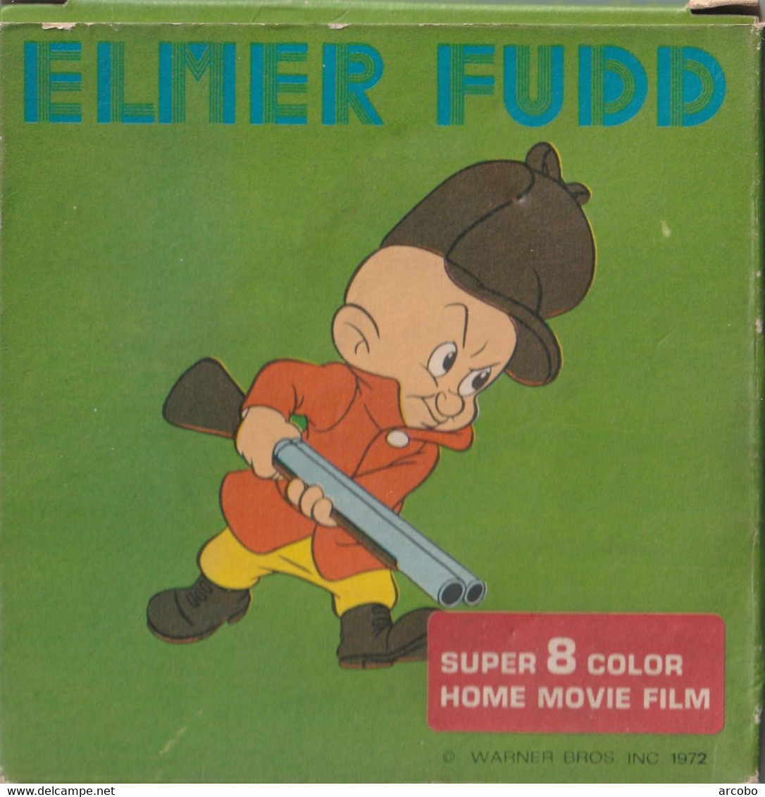 Elmer Fudd Super 8 Mm Home Movie Film EF 352 Accidenti Alla Gente , Spoel 60 Mtr - Bobines De Films: 35mm - 16mm - 9,5+8+S8mm