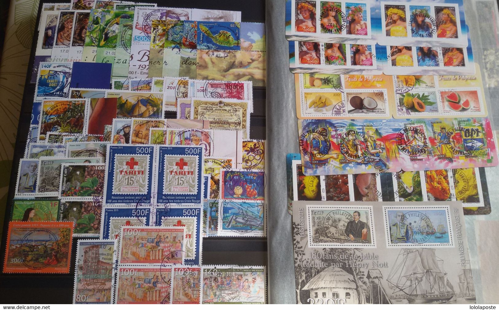 POLYNESIE - SUPERBE Collection D'oblitérés De 1958 à 2018 à Compléter - Cote > 1200 € - Rarement Proposé - 8 Photos - Lots & Serien