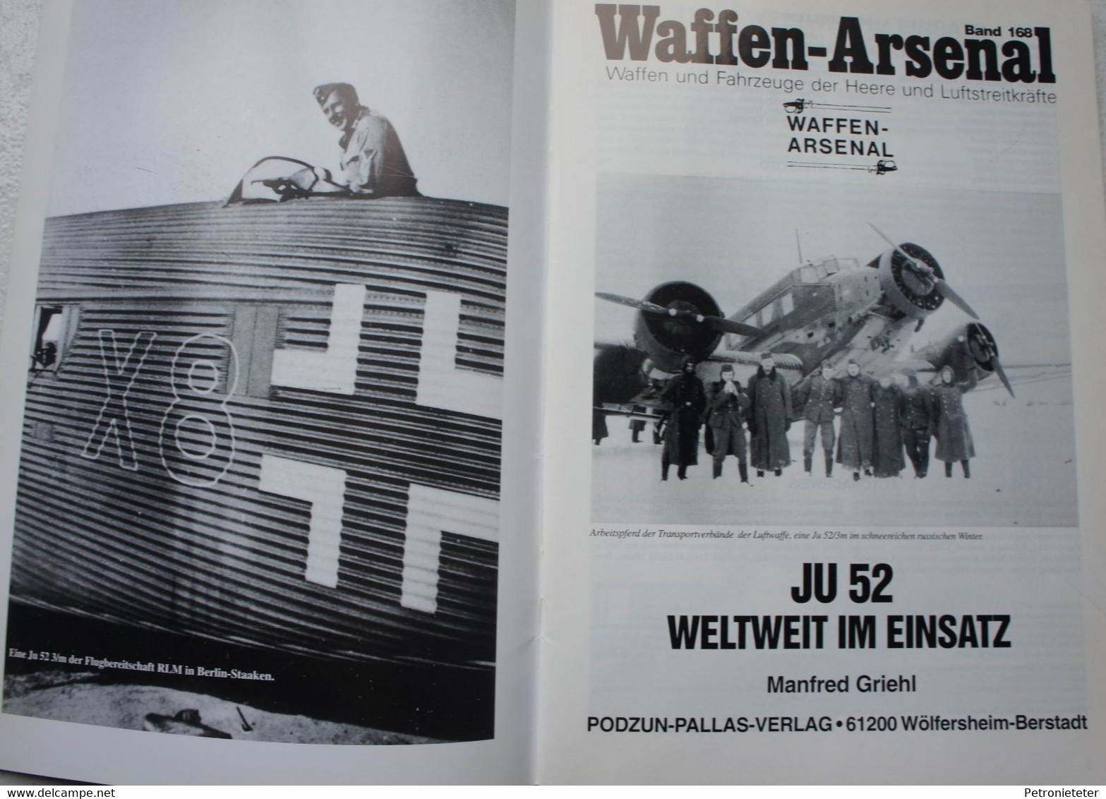 Buch LUFTWAFFE JUNKER Ju 52 Aviation Flugzeug Vliegtuig Aircraft Transport 1939-45 WK2 - Sin Clasificación