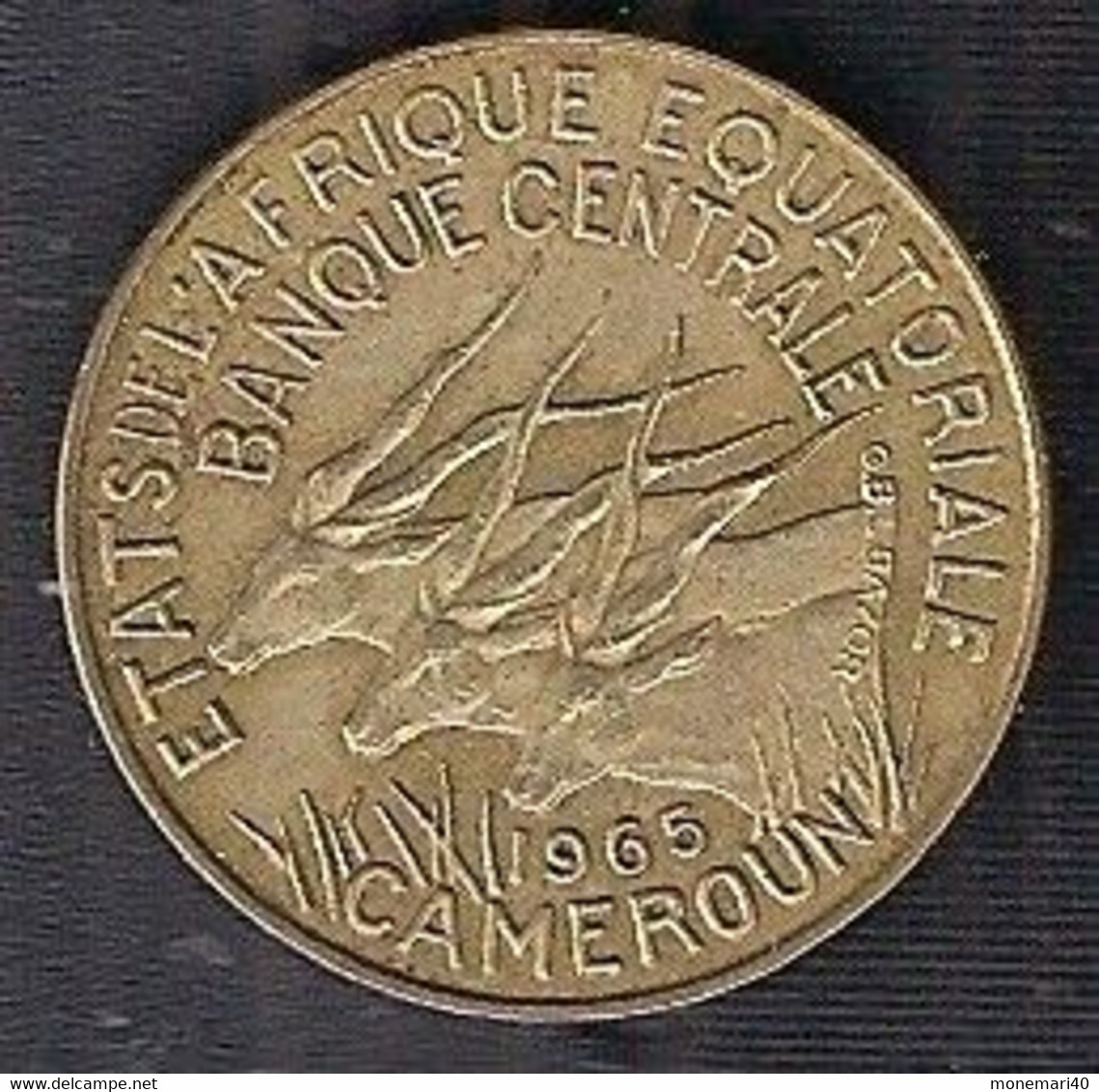 CAMEROUN (AFRIQUE ÉQUATORIALE) 5 FRANCS - 1965 - Cameroon