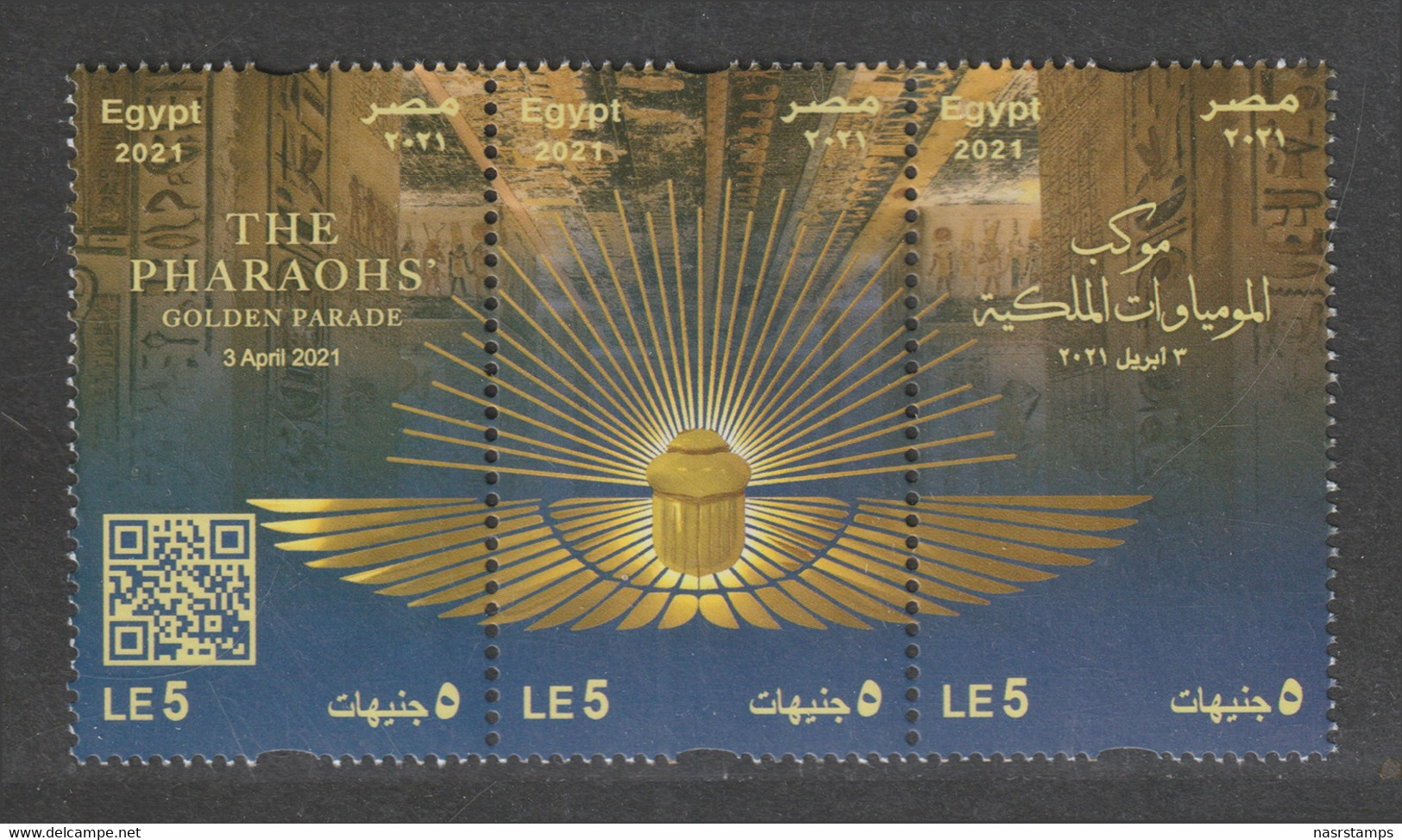 Egypt - 2021 - NEW - ( THE PHARAOHS Golden Parade - 3 April 2021 ) - MNH (**) - Neufs