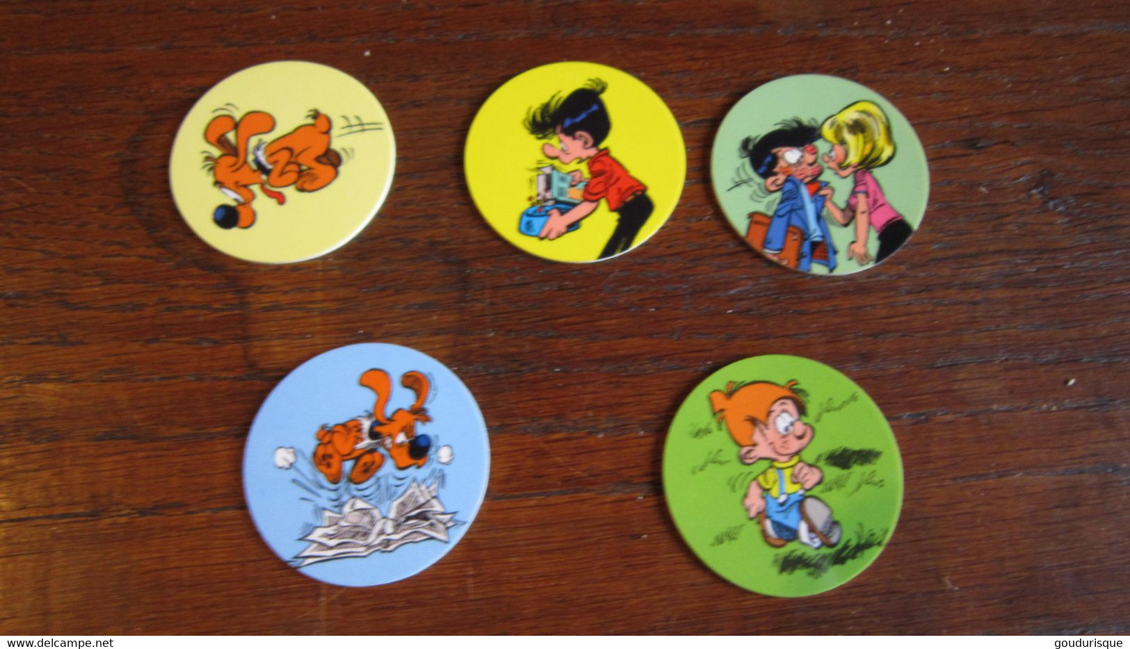 BOULE ET BILL  5 POGS OFFERT PAR SKIPPIES MILKY WAY   ROBA - Boule Et Bill