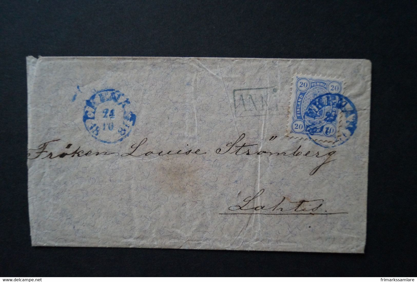 Finland Envelope, Sent From Ekenäs In Finland ToLahti In 1881 - Usati