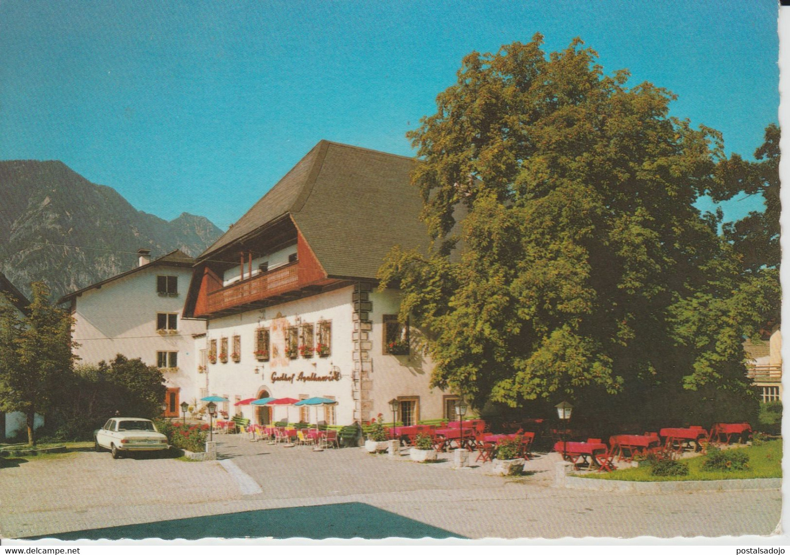 (OS1091) BAD GOISERN. SALZKAMMERGUT. GASTHOF AGATHA WIRT ... UNUSED - Bad Goisern