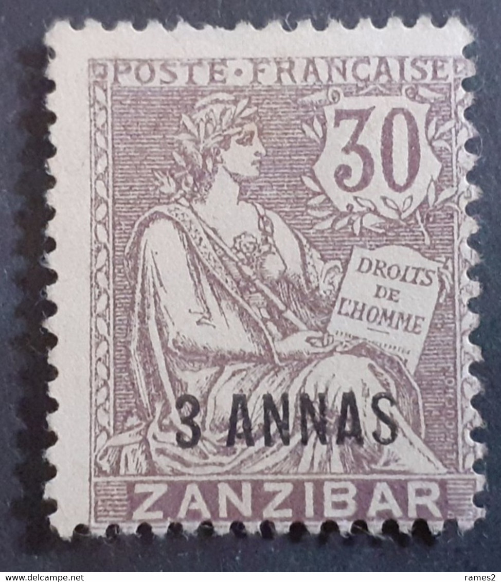 France (ex-colonies & Protectorats) > Zanzibar (1894-1904) >   N°52(*) - Neufs