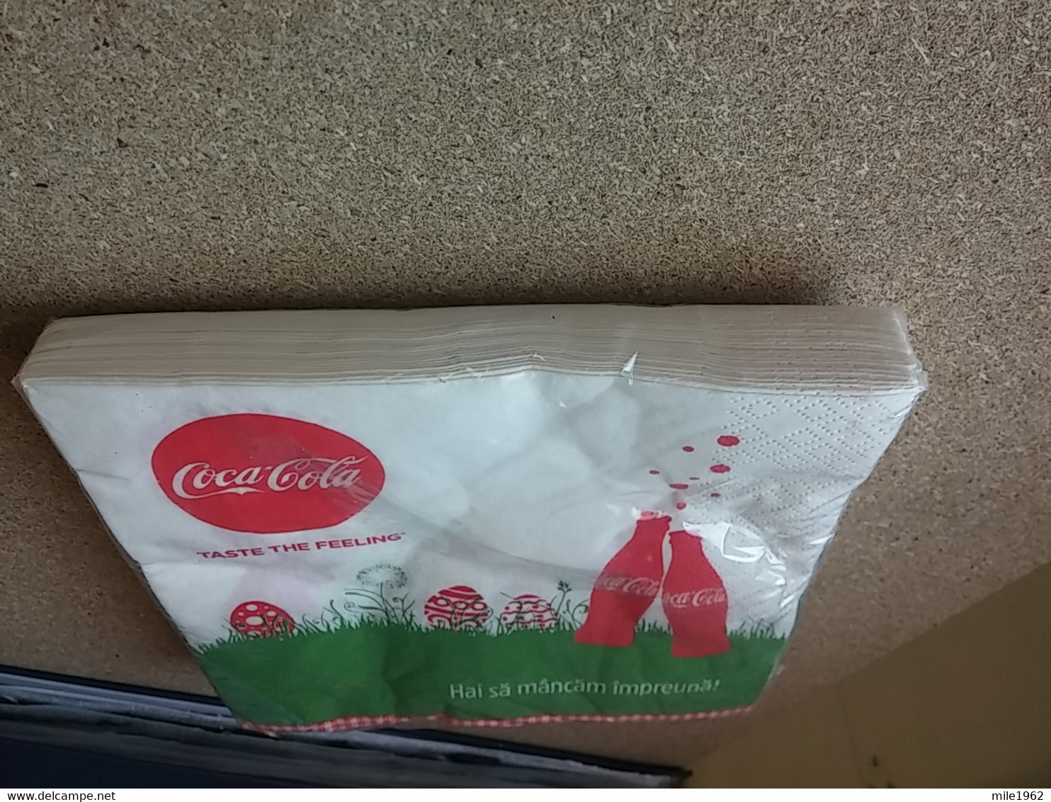 COCA COLA -  Papier Serviette , Paper NAPKIN , ORIGINAL PACK 30 PIÈCES, EASTER, PÂQUES - Serviettes Papier à Motif