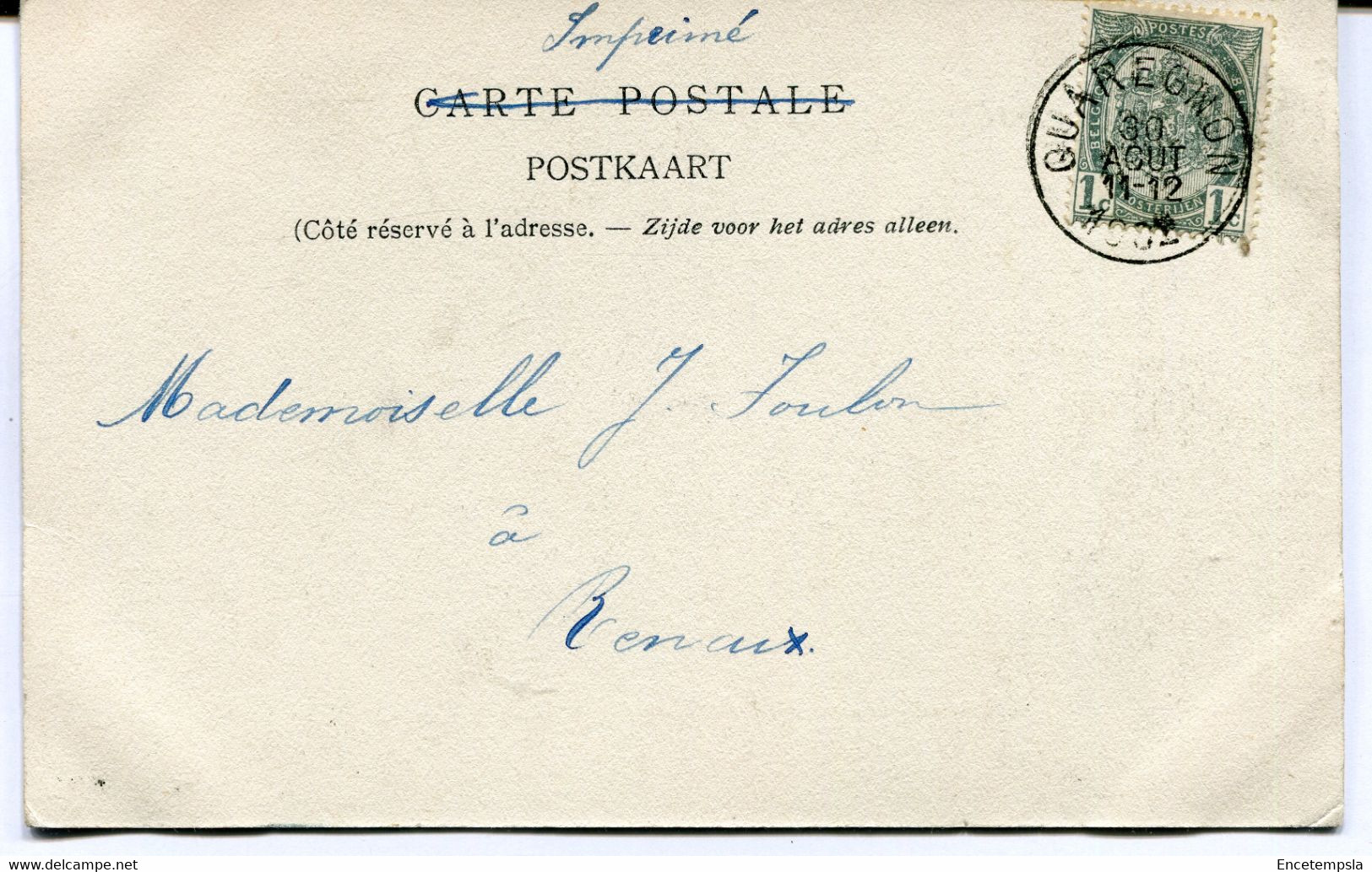 CPA - Carte Postale - Belgique - Quaregnon - Rue De Monsville  (AT16544) - Quaregnon