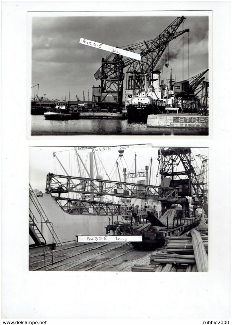 Antwerpen Haven Originele Genummerde Foto Frans Claes PORT D ANVERS BELGIQUE CHARGEMENT NAVIRE LOT 61 PHOTOGRAPHIES - Plaatsen