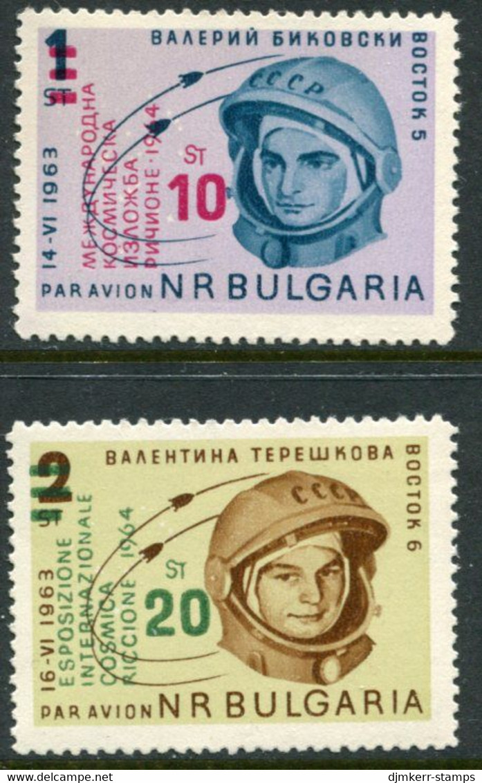 BULGARIA 1964 Riccione Stamp Exhibition MNH / **  Michel 1476-77 - Nuevos