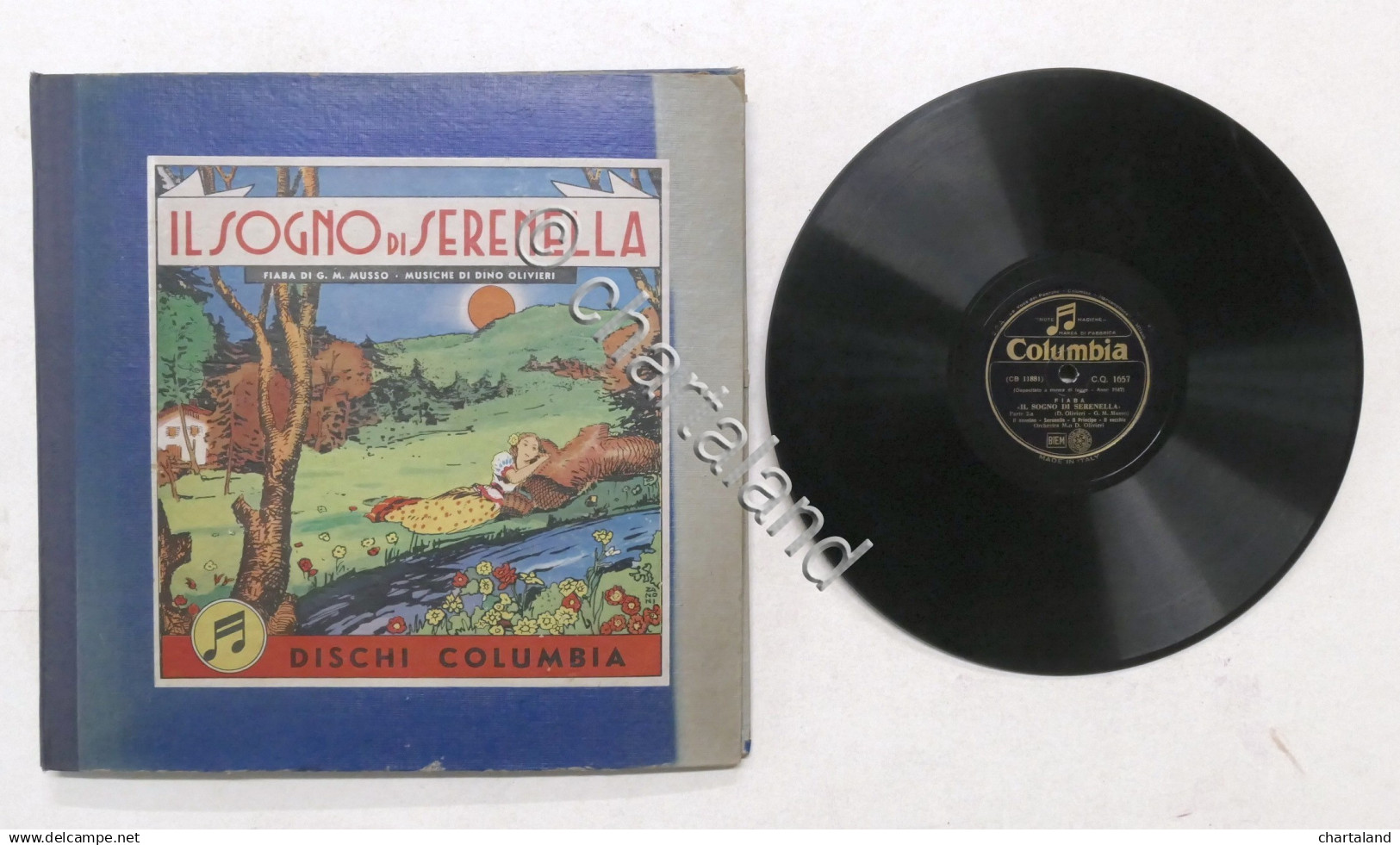 Il Sogno Di Serenella - Fiaba Di G. Musso - Cofanetto 3 Dischi Columbia - 1947 - Complete Collections