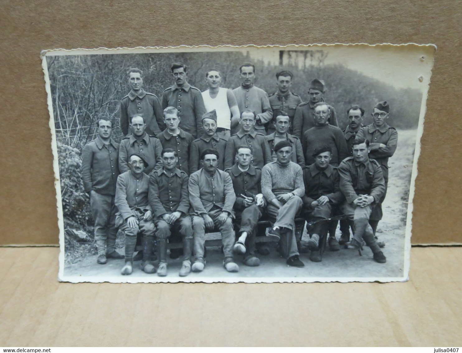 GUERRE 1939-45 CAMP DE PRISONNIERS Français En Allemagne Stalag XC Groupe Carte Photo - Guerre 1939-45