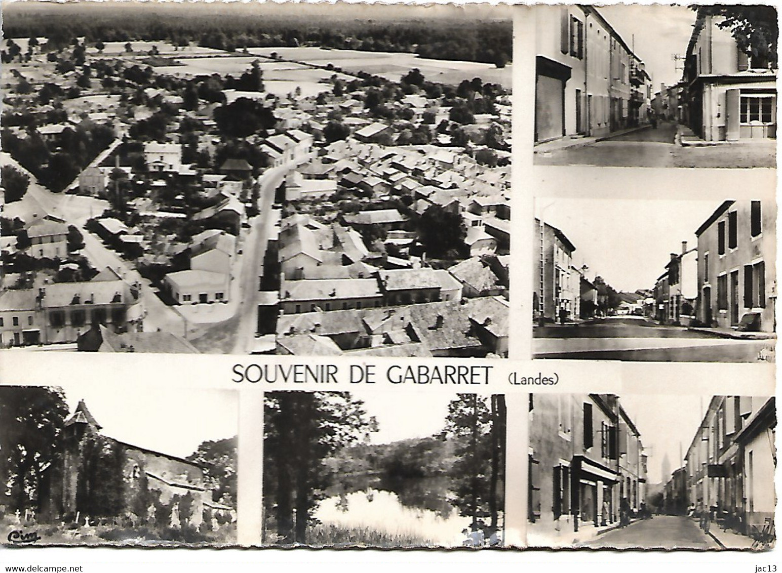 L100H1464 - Souvenir De Gabarret - Carte Multivues - Format 10,5 X 15 Cm - Gabarret