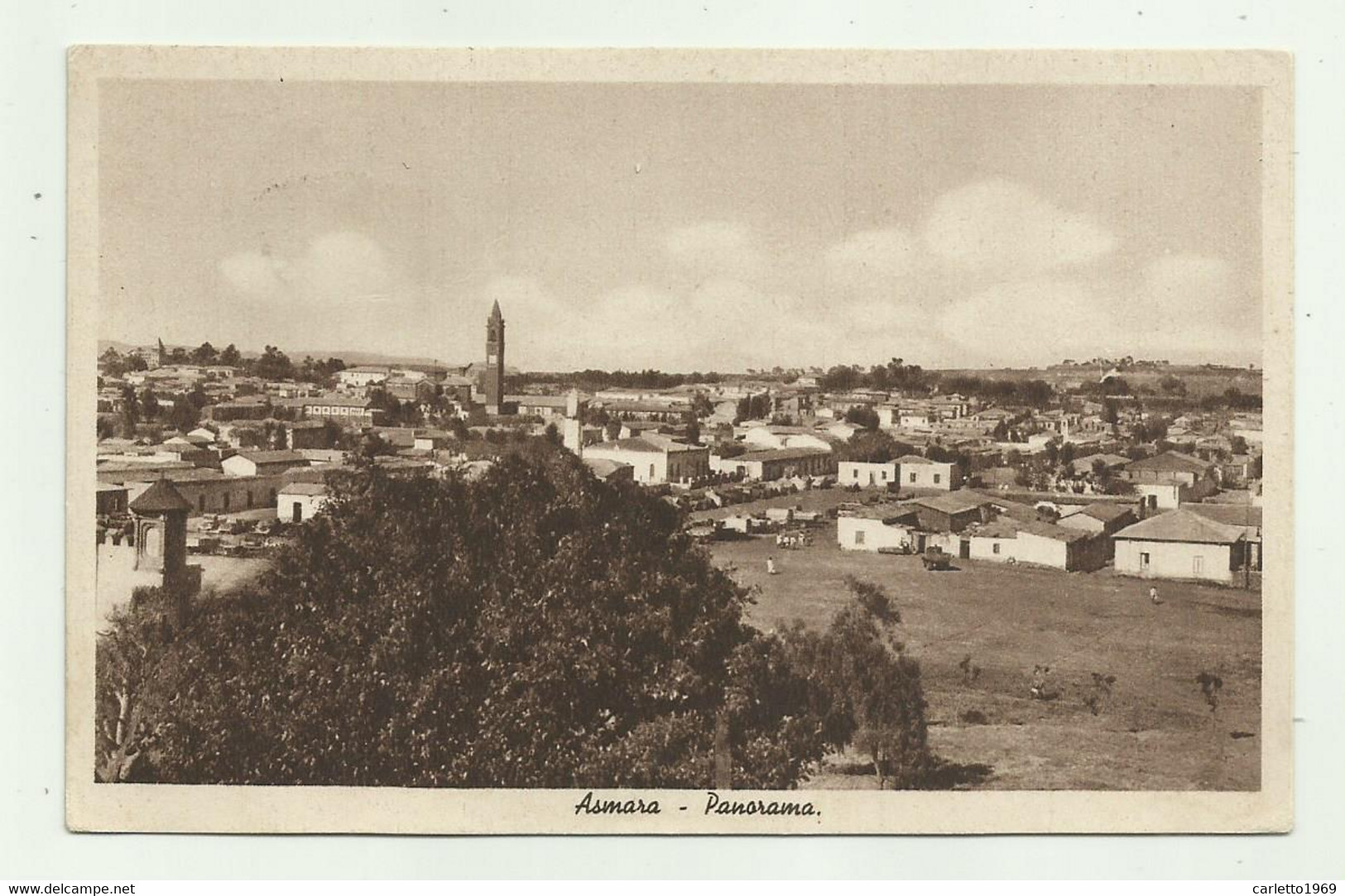 ASMARA - PANORAMA   VIAGGIATA FP - Eritrea