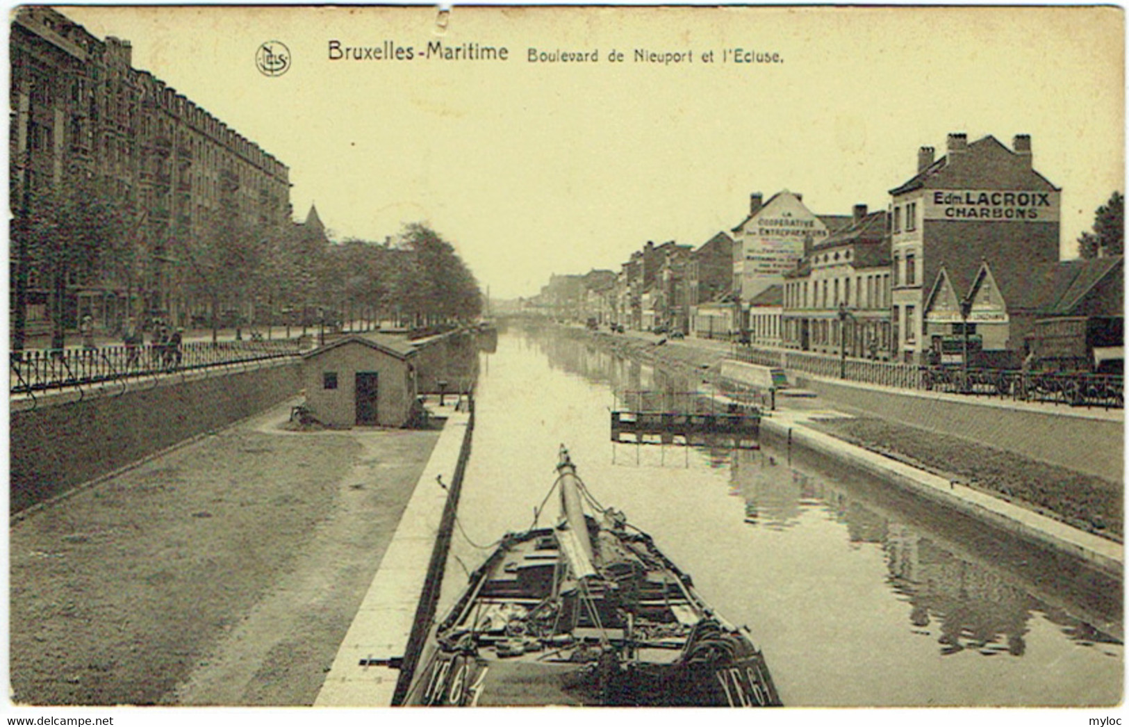 Bruxelles - Maritime. Boulevard De Nieuport Et Ecluse. - Navegación - Puerto