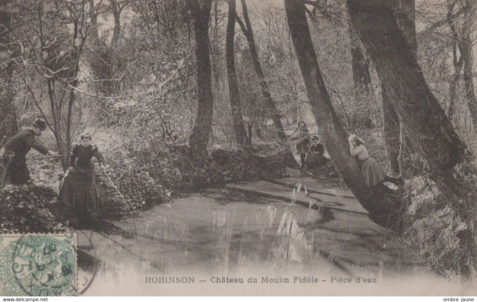 TF - 92 - ROBINSON - 2cartes - Le Grand Arbre Et Le Château Du Moulin - La Pièce D'eau - Le Plessis Robinson