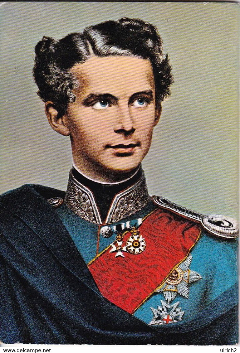 Buch King Ludwig II - His Life - His End - Biographie Bayern - 17*12cm - 32 Seiten  (55501) - Other & Unclassified