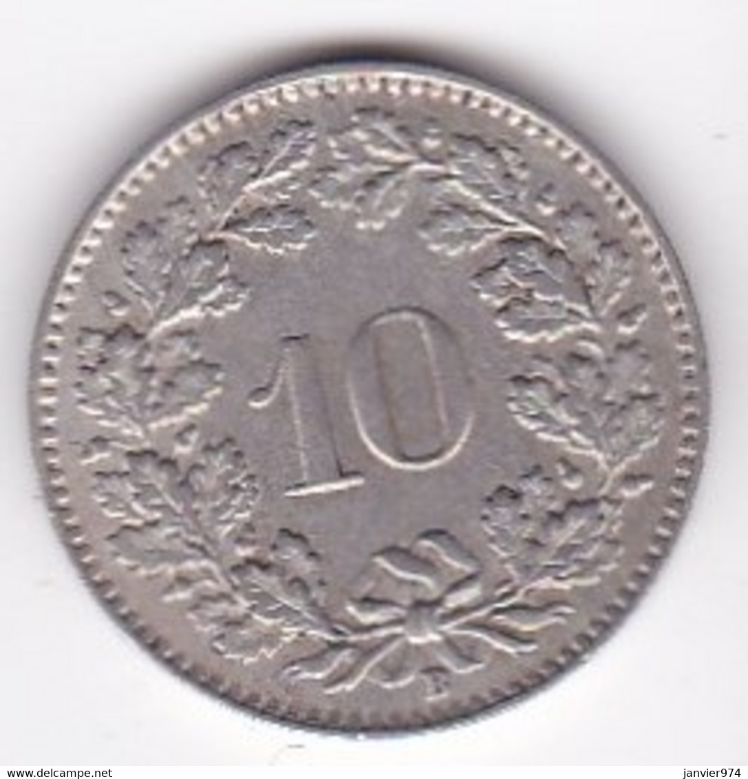 Suisse 10 Rappen 1927 B , En Cupronickel - 10 Centimes / Rappen