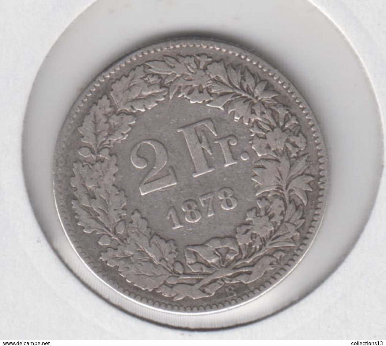 SUISSE - 2 Francs Argent - 1878 - Andere & Zonder Classificatie