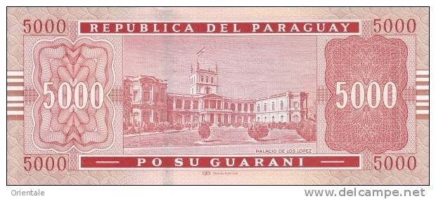 PARAGUAY P. 223b 5000 G 2008 UNC - Paraguay