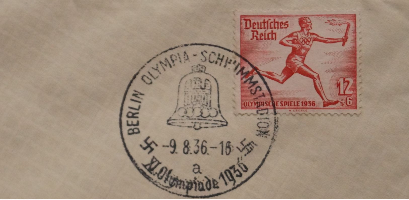 Deutschland Berlin Deutsches Reich Olympia Schwimmstadion 1936 Olympic Games - Storia Postale