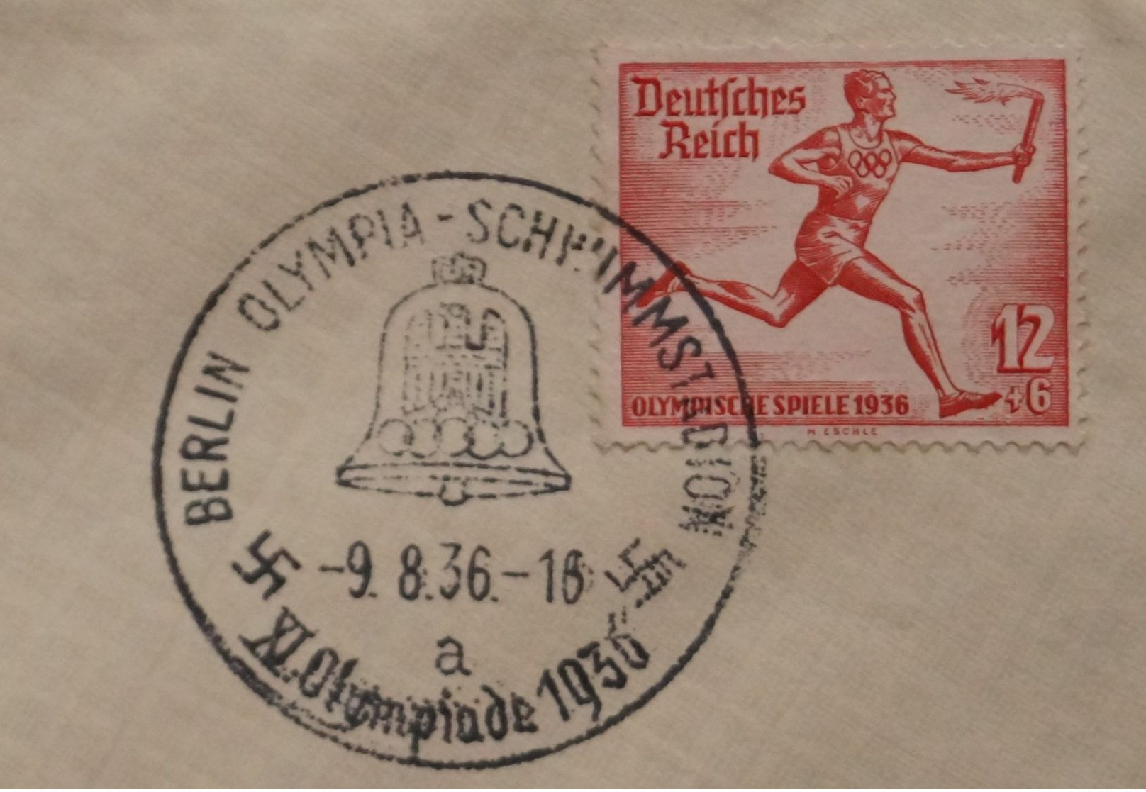 Deutschland Berlin Deutsches Reich Olympia Schwimmstadion 1936 Olympic Games - Storia Postale